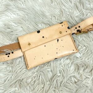 Walter & George The Mugs Leather Fanny Clutch Belt Bag